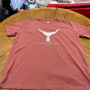 Atlantic Rancher Dusty Rose Short Sleeve Graphic Tee